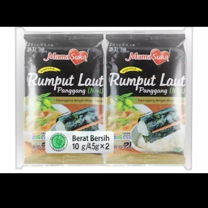 

Sajiandapur Mama Suka Nori Rumput Laut 4.5Gr X 2