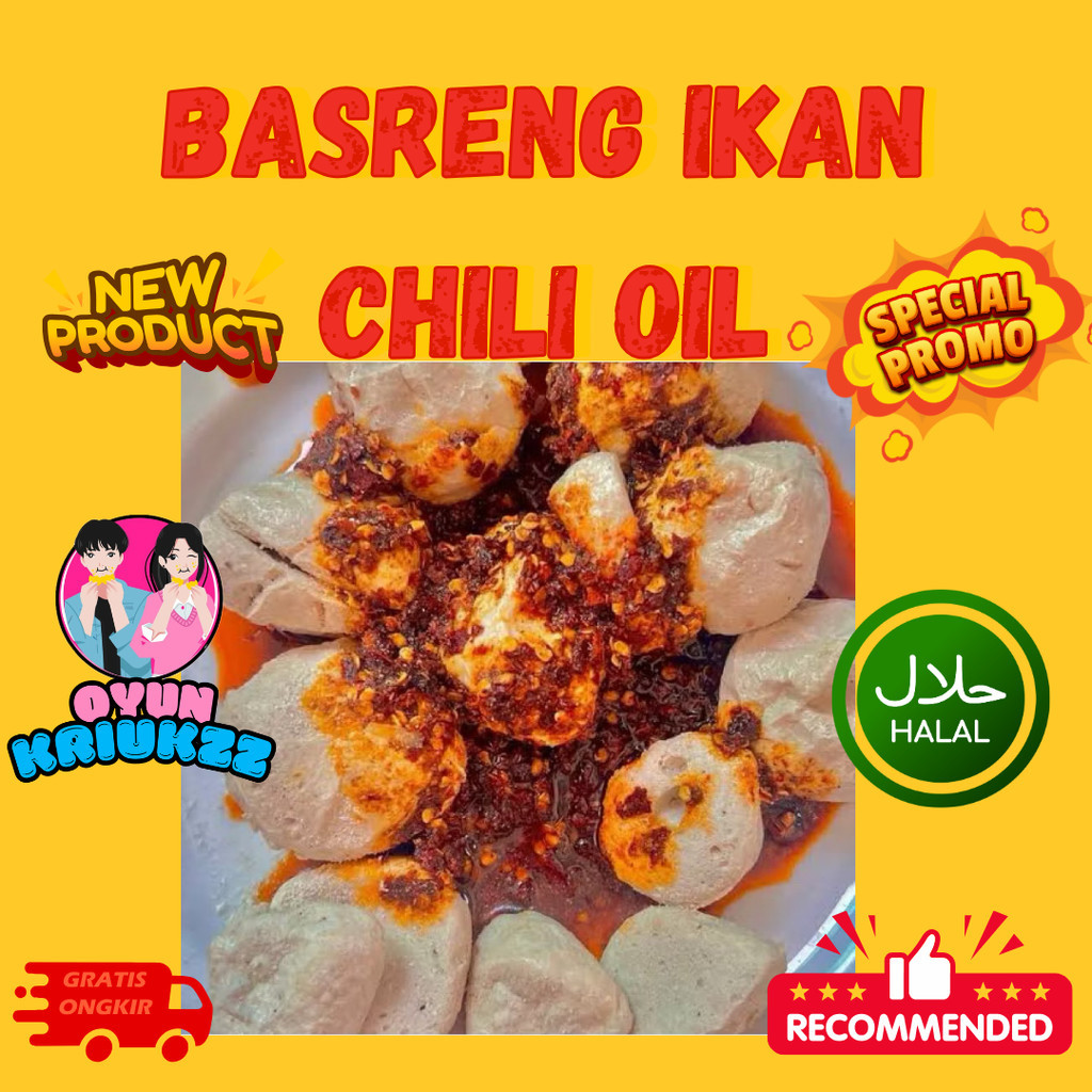 

Sajiandapur Basreng Mentah Chili Oil 6 Butir Cemilan Viral