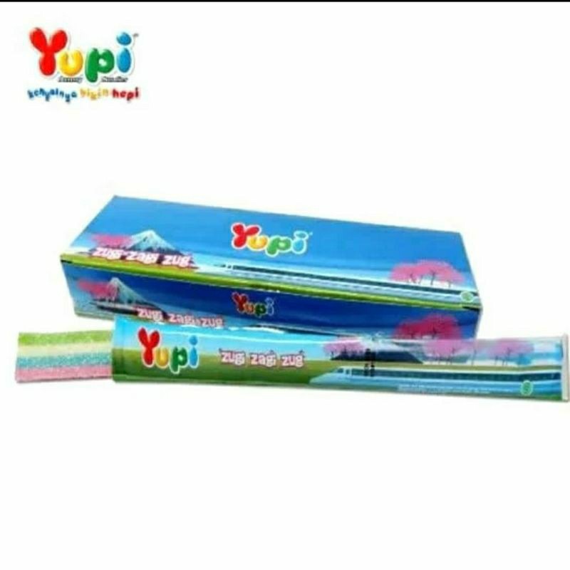 

Sajiandapur Yupi Zugi Zagi Zug Isi 12 Pcs Yupi Kereta