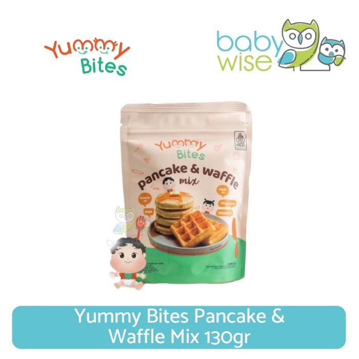

Sajiandapur Yummy Bites Pancake & Waffle Mix 130Gr Halal Nutrisi Lengkap