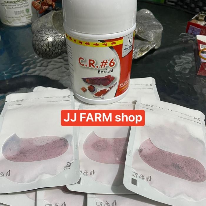 Cr6 Cr#6 Arwana Vitamin Arwana Super Red Repack 5Gram Pewarna Red Top