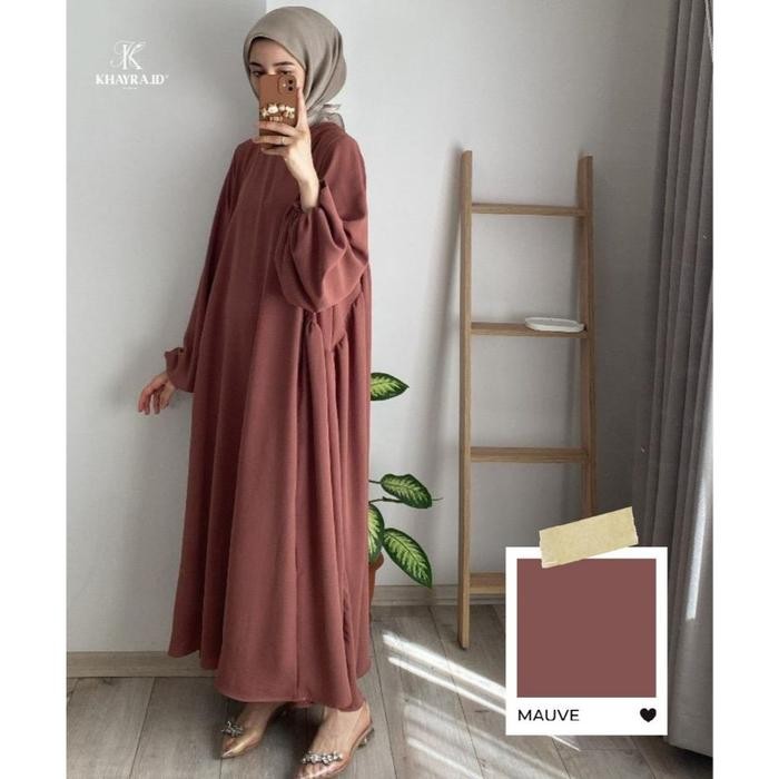 Layali- Gamis Wanita Muslimah Premium Terbaru Haura Dress by Azzahra