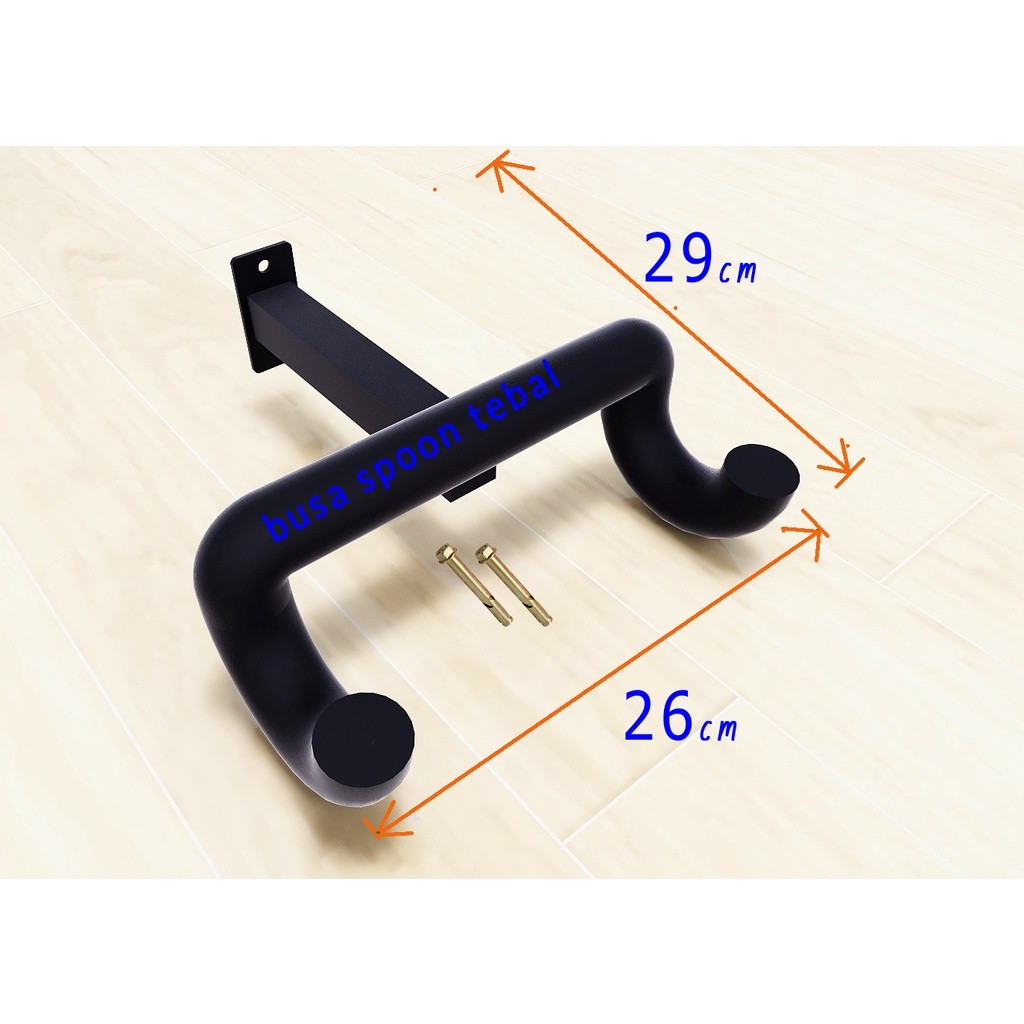 Gantungan Sepeda Dinding Dengan Pelindung Busa Tebal WE