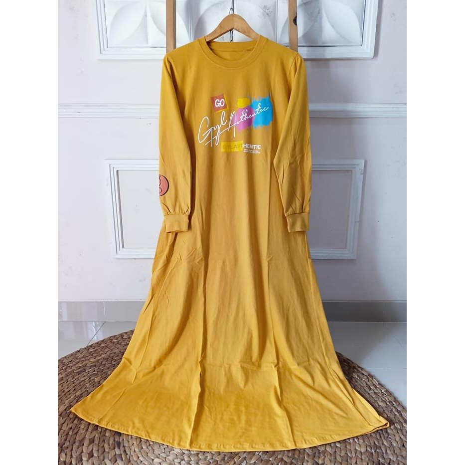 Layali- GAMIS KAOS TERBARU SUPER ADEM STANDAR LD 105 / JUMBO LD 120 GAMIS BAHAN COMBAD 20S