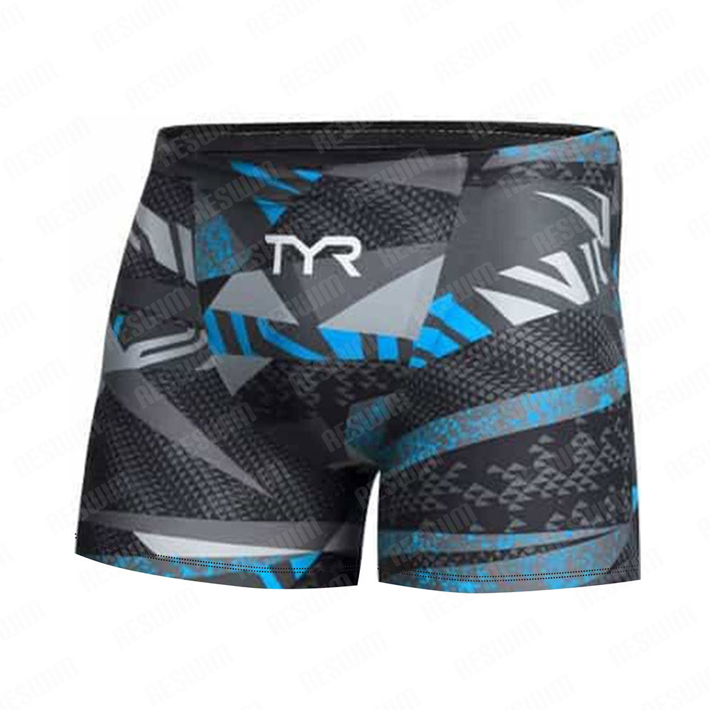 Summer Men's Swim Jammer Swimsuit Shorts Beach Swim Trunks Surf Tights Shorts Lycra Chlorine