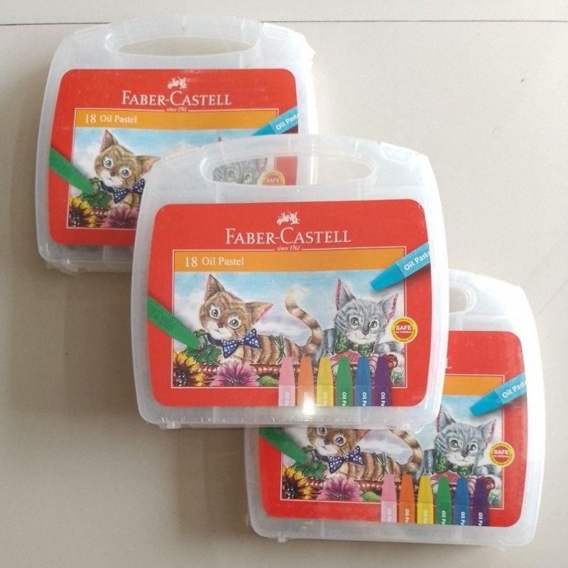 

Crayon Oil Pastel Faber Castell 18 Warna Ekonomis ( Set ) [ Original ] ( Free Bubble & Dus )