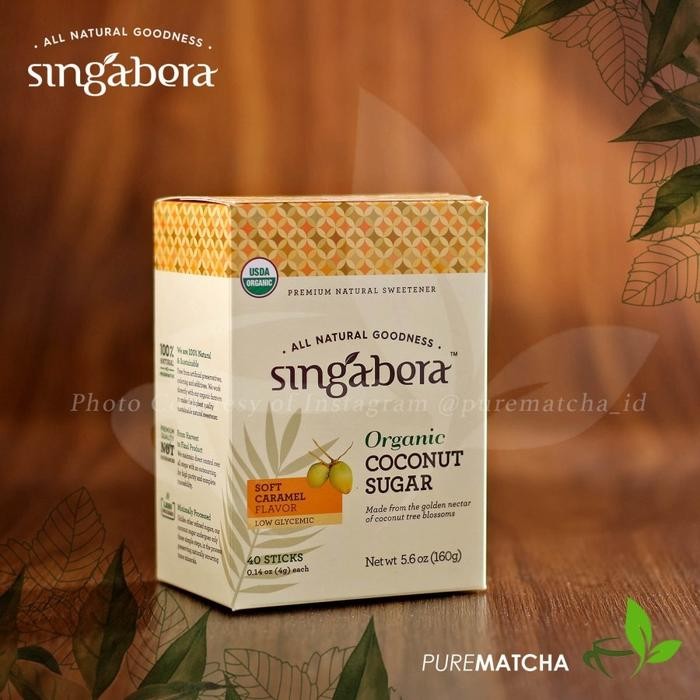 

Singabera Gula Kelapa Organik Box isi 40pcs Organic Coconut Sugar