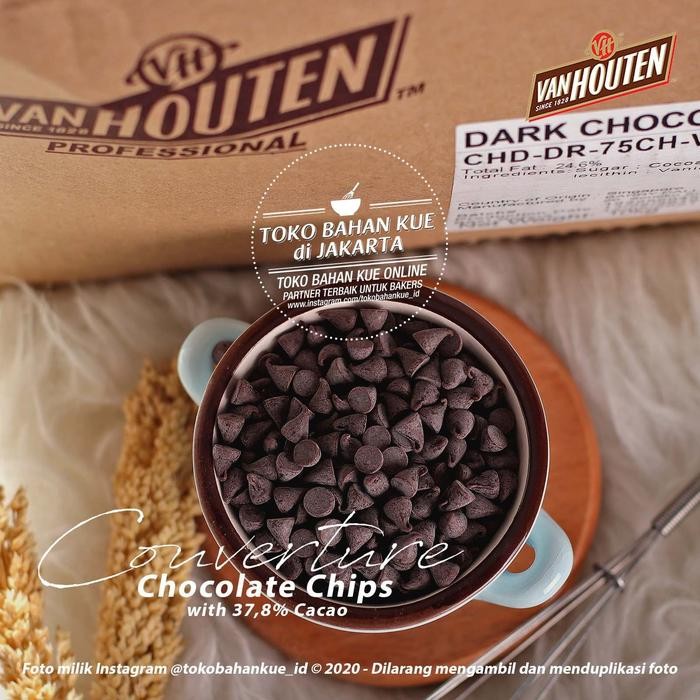 

Van Houten - Chocolate Chips 250gr Chocochip Cokelat Chocochips Coklat