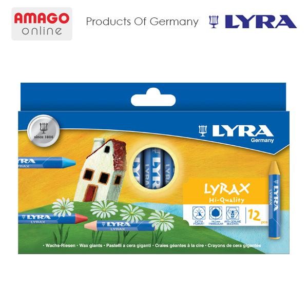 

LYRA GIANT WAX CRAYON - 12 COLORS - 5701120