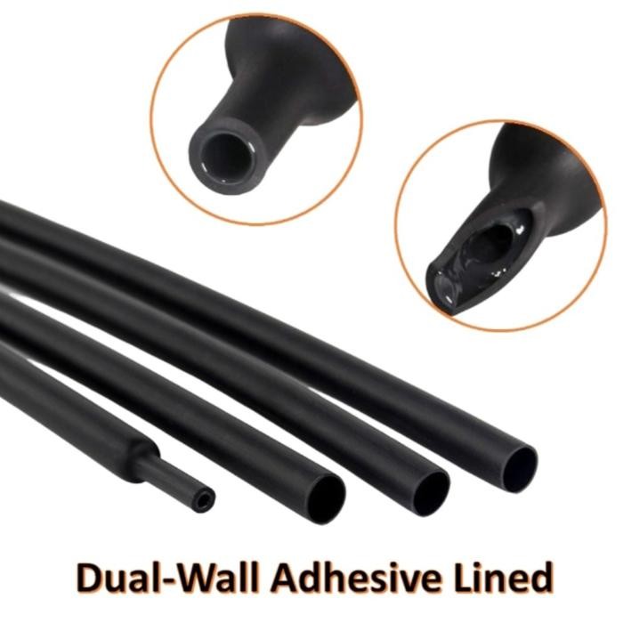Heat Shrink glue tube / Dual Wall Heat Shrink Size : 25.4 mm