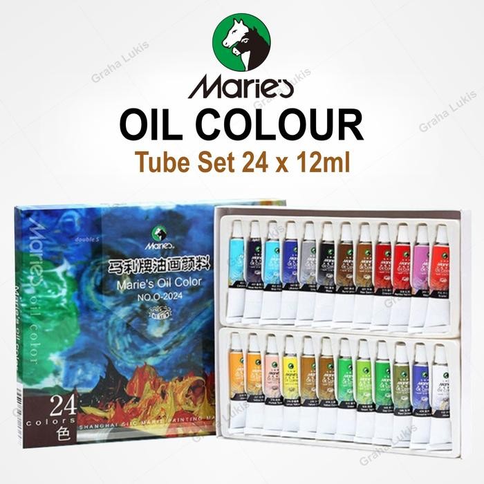 

TERLARIS Cat Minyak Maries Oil Color set 24