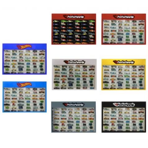 Original 100% - Rak Hot Wheels isi 48 Slot Akrilik Acrylic Diecast Hotwheels