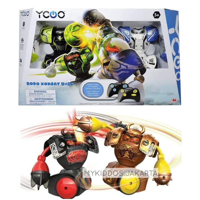 PROMO SILVERLIT YCOO ROBO KOMBAT BATTLING ROBOT WITH POWER FIRST (MAINAN)