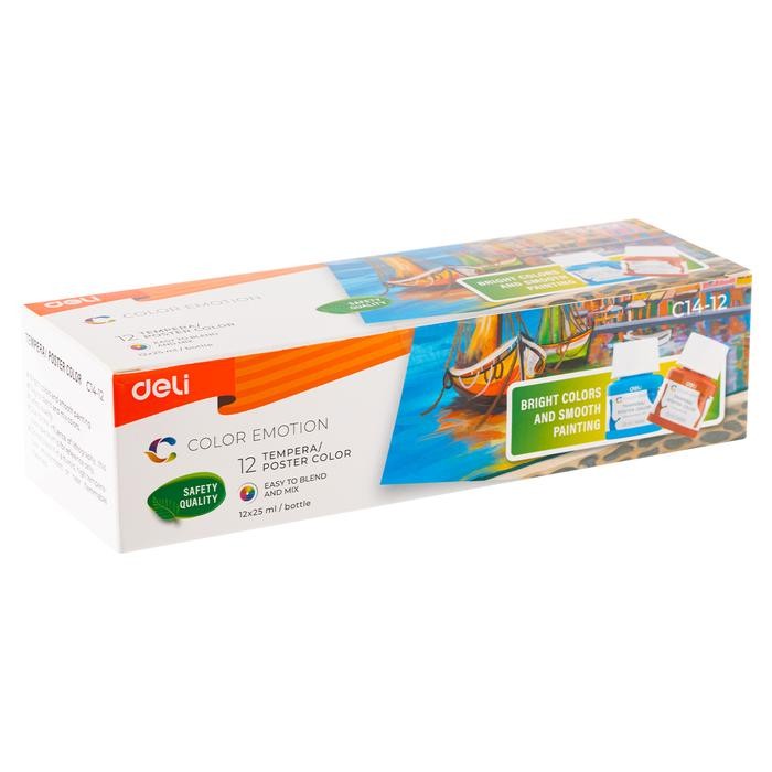 

TERLARIS Deli Gouache / Cat Poster Warna 25ML Mudah Di Blend Non Toxic EC14-12