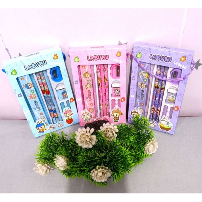 

UM1 SET PENSIL LABUBU VIRAL 5in1