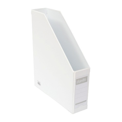 

Bantex Magazine File (Box File) A4 7cm White 4010 07