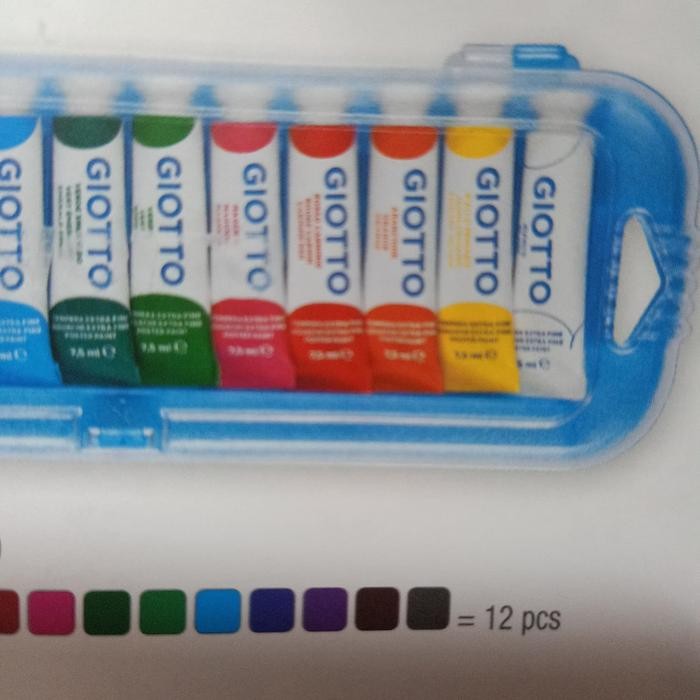 

TERLARIS CAT POSTER GIOTTO 12 WARNA /ACRYLIC COLOURS 7.5 ml
