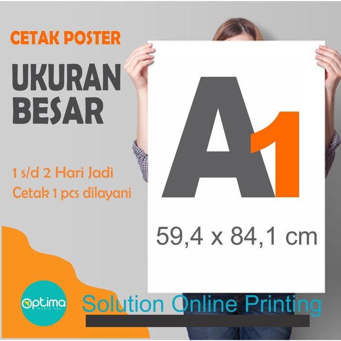 

TERLARIS Cetak Poster Ukuran Besar A2, A1, A0 untuk poster