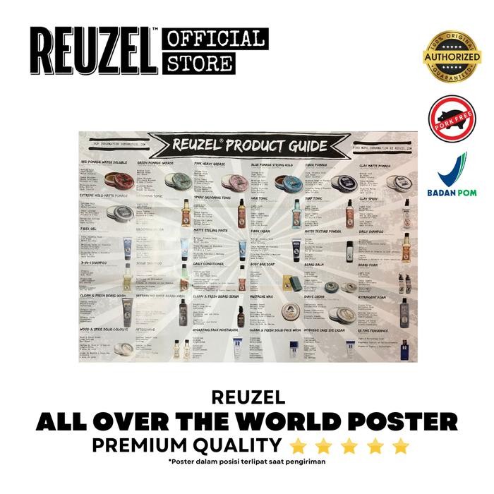 

TERLARIS REUZEL OFFICIAL POSTER ALL OVER THE WORLD POSTER