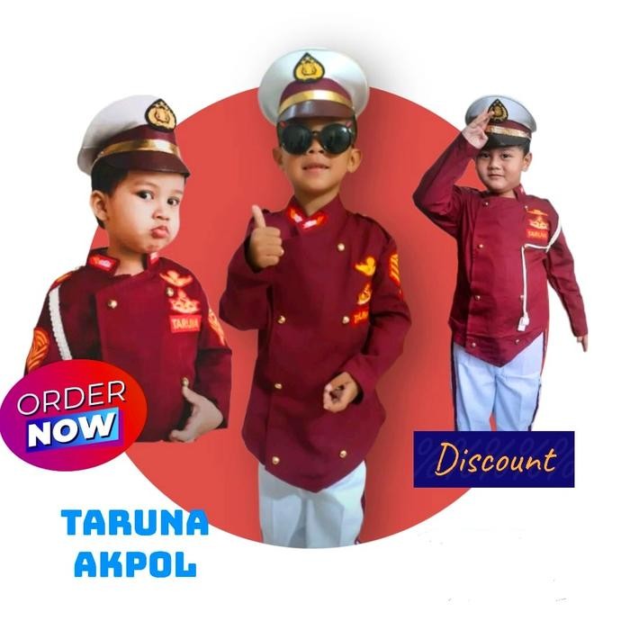 Promo Baju Setelan anak Taruna Akpol Baju Profesi Taruna akademi kepolisian