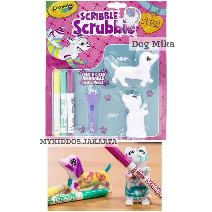 

CRAYOLA SCRIBBLE SCRUBBIE PETS 2 PACK - MAINAN MEWARNAI ANAK