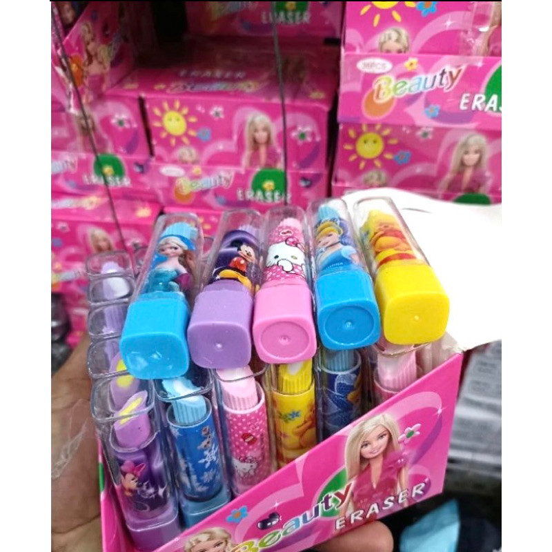 

36pcs pengahapus karakter lipstik