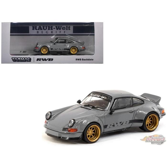 PROMO T64-046-GY TARMAC WORKS PORSCHE RWB BACKDATE GREY DIECAST PACKING AMAN