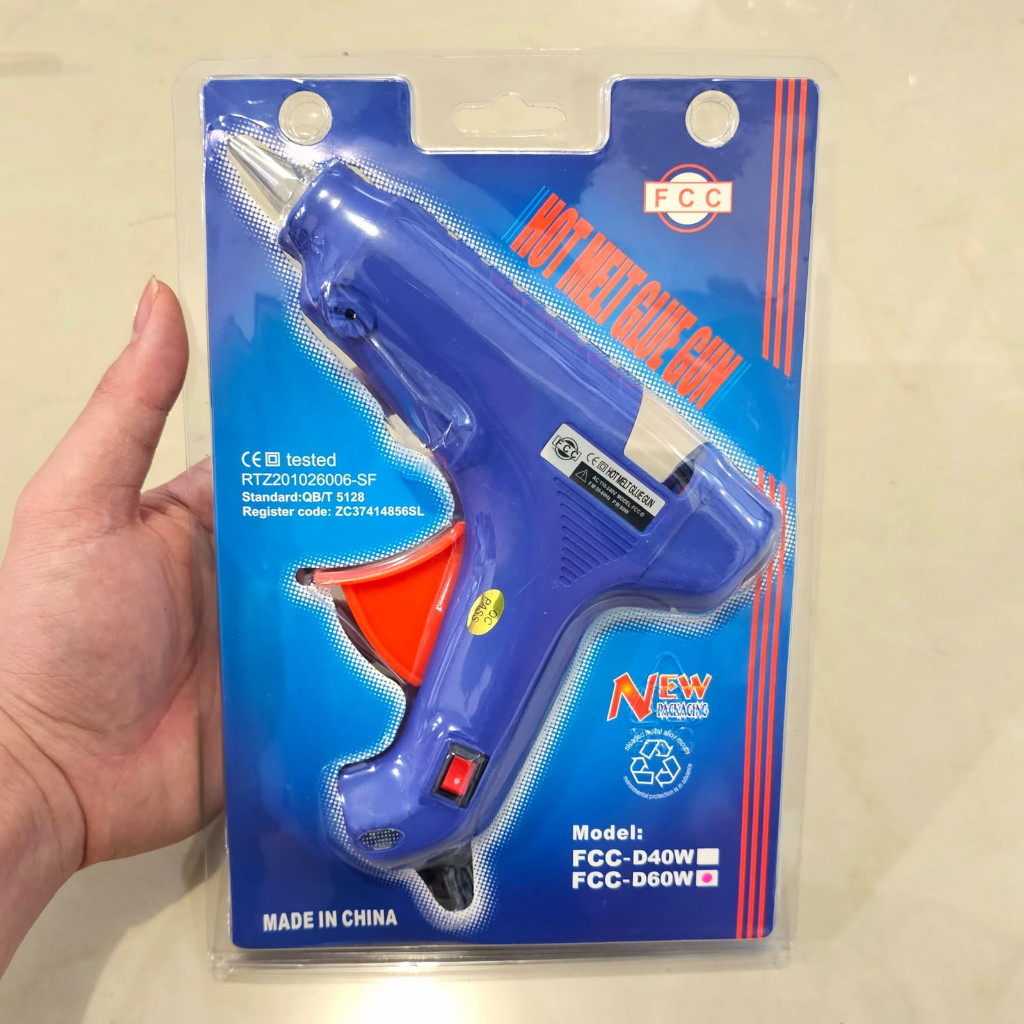 

Lem Tembak/Glue Gun Besar FCC 60 Watt On/Off