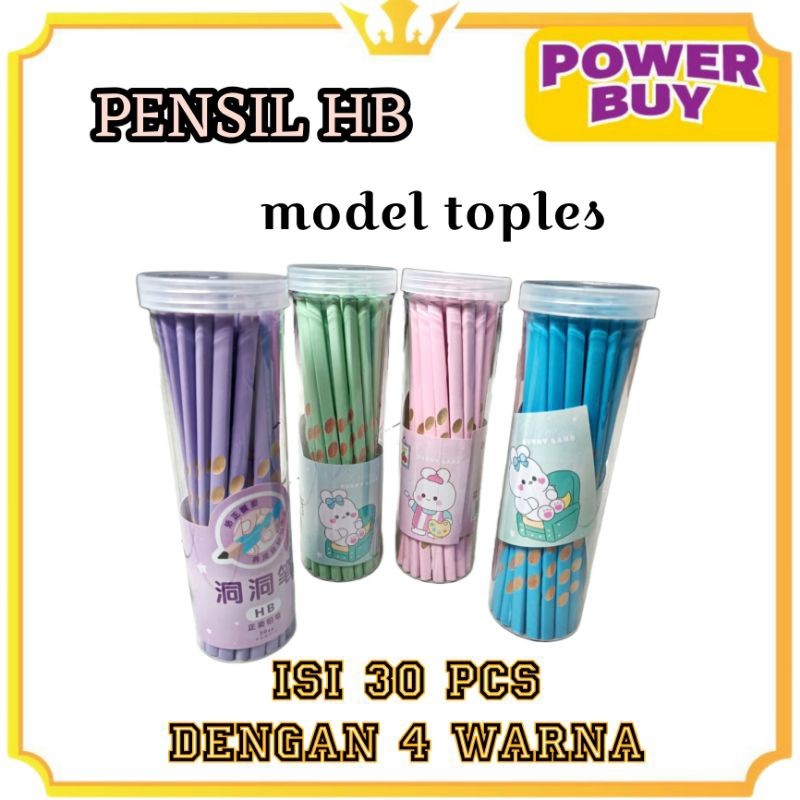 

UM1 30 Pcs Pensil Batang HB Model Toples/Pensil HB/Pencil/Pensil Murah