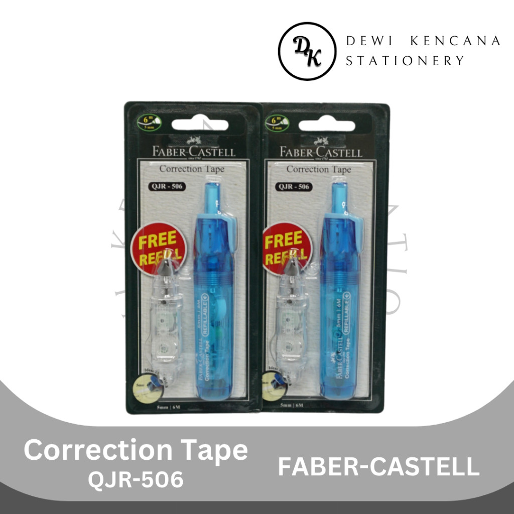 

UM1 Correction Tape Faber-Castell QJR-506 6 Meter Set