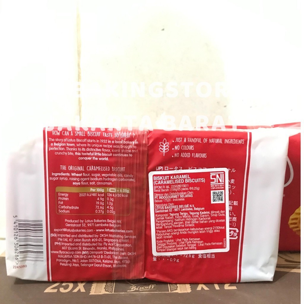

AYOOOLLARIZSS!! Biscuit lotus 25 pcs - biskuit biscoff lotus individual pack 156 gram