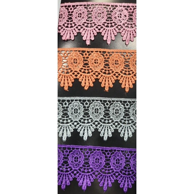 Renda 6cm/Renda Giper 6cm/Bordir Giper 6 cm - (G-95322) - 15yds/13.5meter