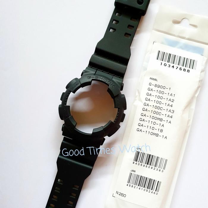Menarik Paket Strap Bezel G-Shock Ga-100Bbn / Ga-100 Casio Original