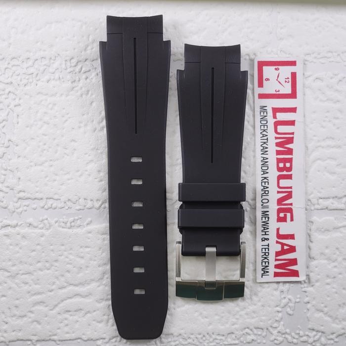 Paling Murah Rolex Rubber B Black Strap (Sea Dweller Deep Sea)