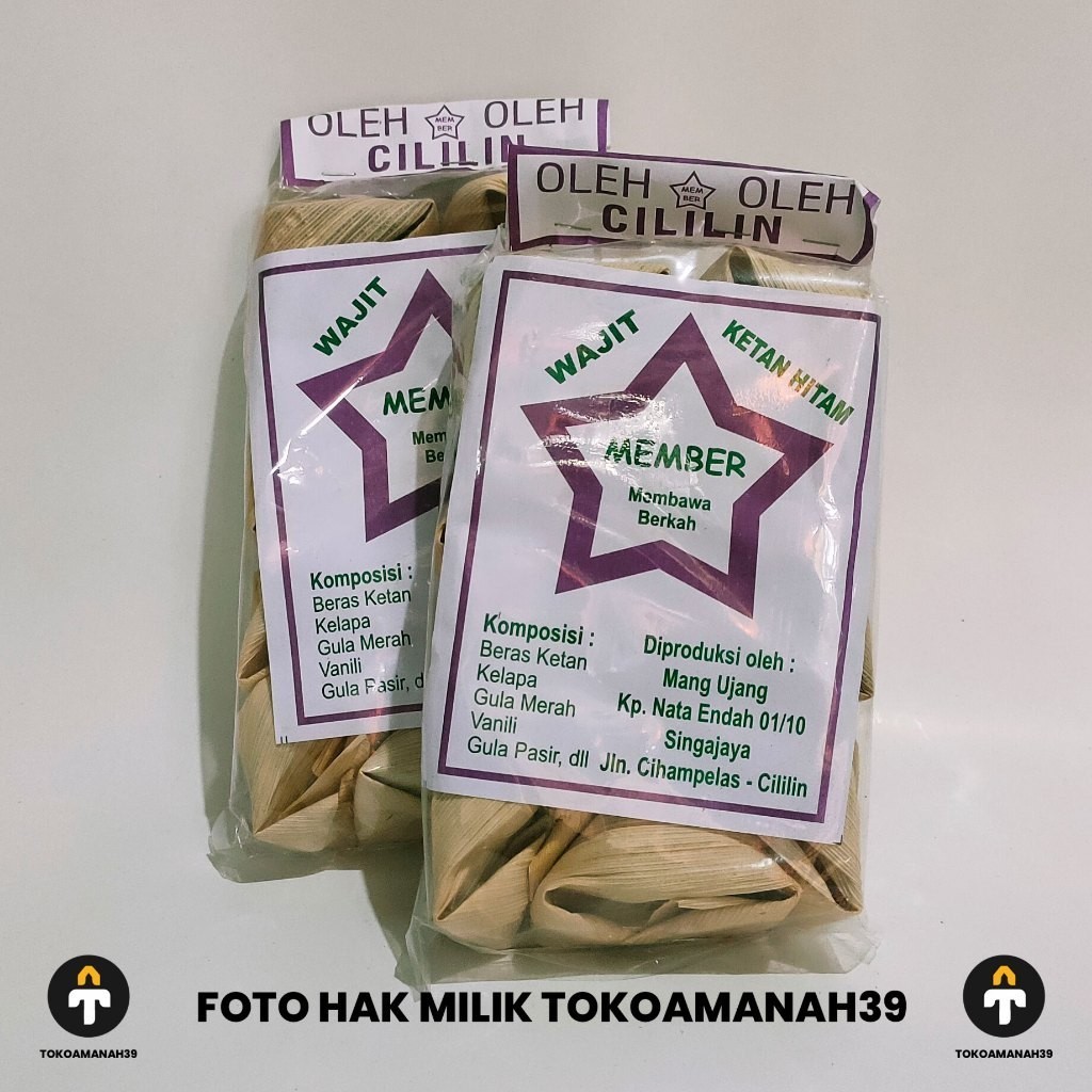 

Dapur Joglo Wajit Cililin Wajik/Wajit Member Ketan Hitam Makanan Khas Oleh Oleh Cililin Bandung