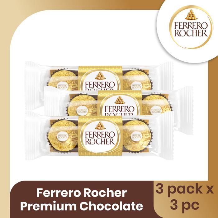 

EatFr3sh- Ferrero Rocher - Premium Chocolate (3pcs) x3