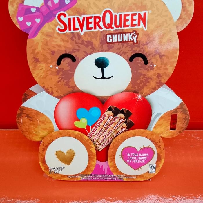 

EatFr3sh- Coklat SilverQueen / Silver Queen Chunky Bear Limited Isi 3 X 30 gram