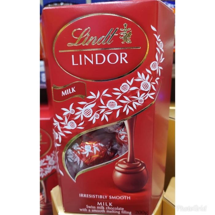 

EatFr3sh- PROMO !! Lindt Lindor Milk Chocolate - Cokelat Coklat Truffle Import