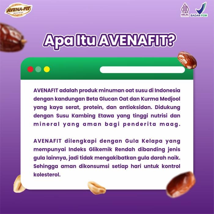 

EatFr3sh- AVENAFIT Minuman Oat Susu Untuk Jaga Kolesterol & Pengganti Sarapan - Food Oatmeal Sereal