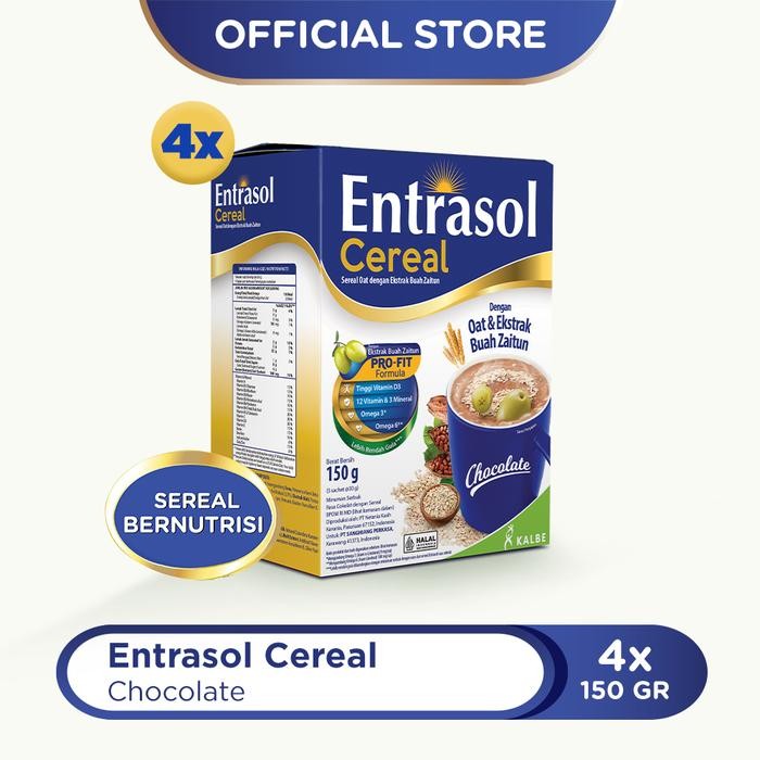 

EatFr3sh- 4 Pack Entrasol CEREAL Chocolate(5 Sachet @30gr)