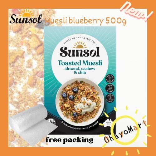 

EatFr3sh- Sunsol 10+Blueberries, chia, goji berry & coconut /natural muesli 500g
