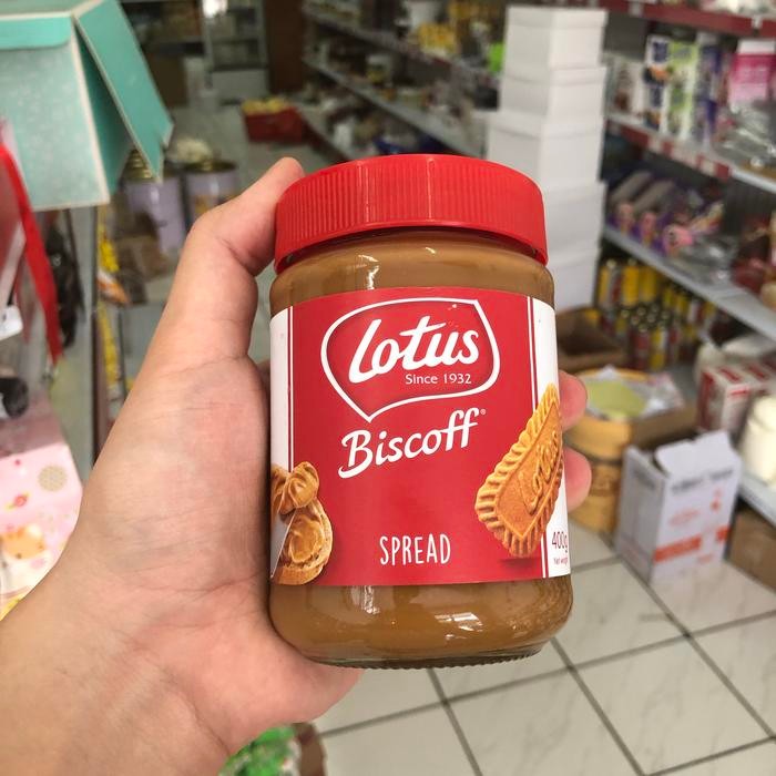 

EatFr3sh- Lotus biscoff spread 400 / crunchy 380 gram biscuit selai jar