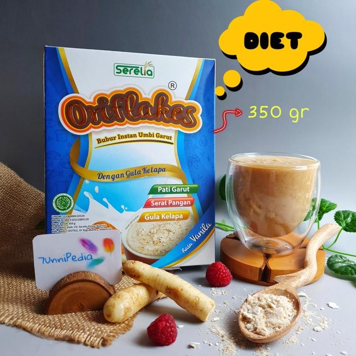 

EatFr3sh- Oriflakes Slim Diet 350 gram Sereal Umbi Garut