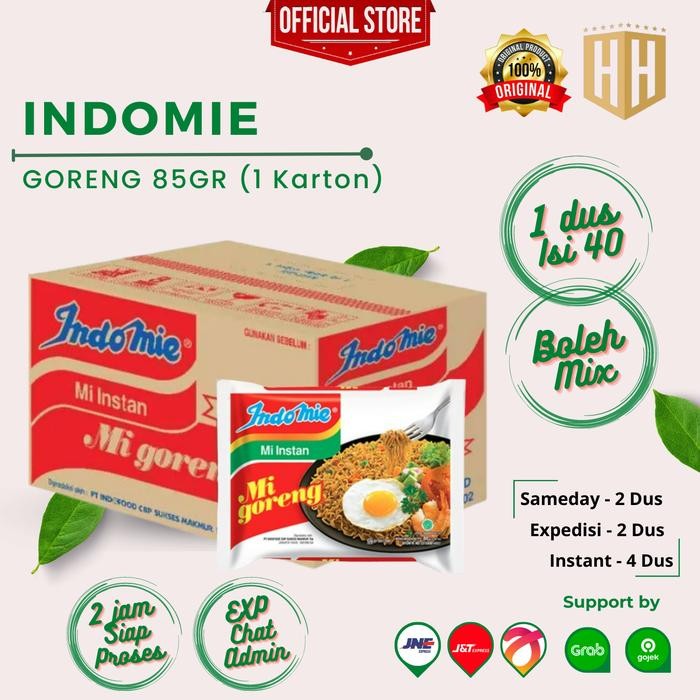 

EatFr3sh- Mie Instant INDOMIE GORENG SPECIAL 1 Dus / Karton isi 40 Bungkus