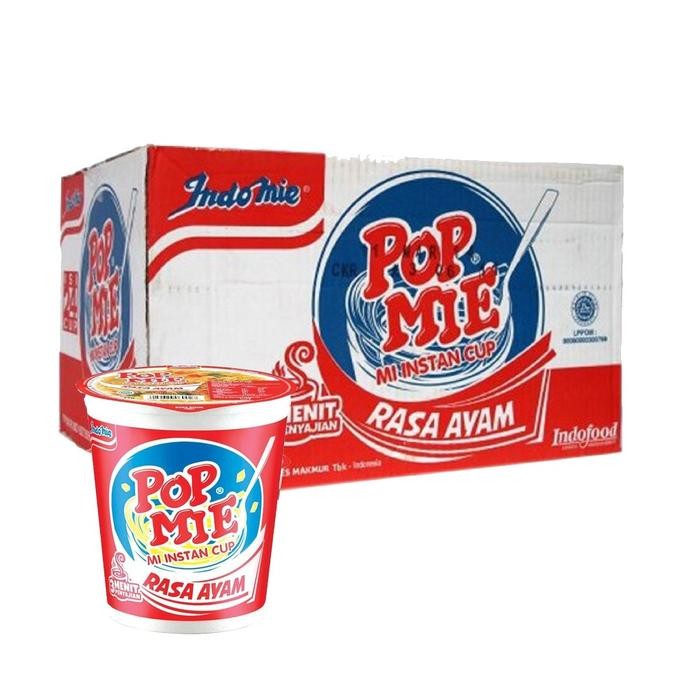 

EatFr3sh- Pop Mie Rasa Ayam 1 dus isi 24 Popmie Mi Instant Kuah isi24