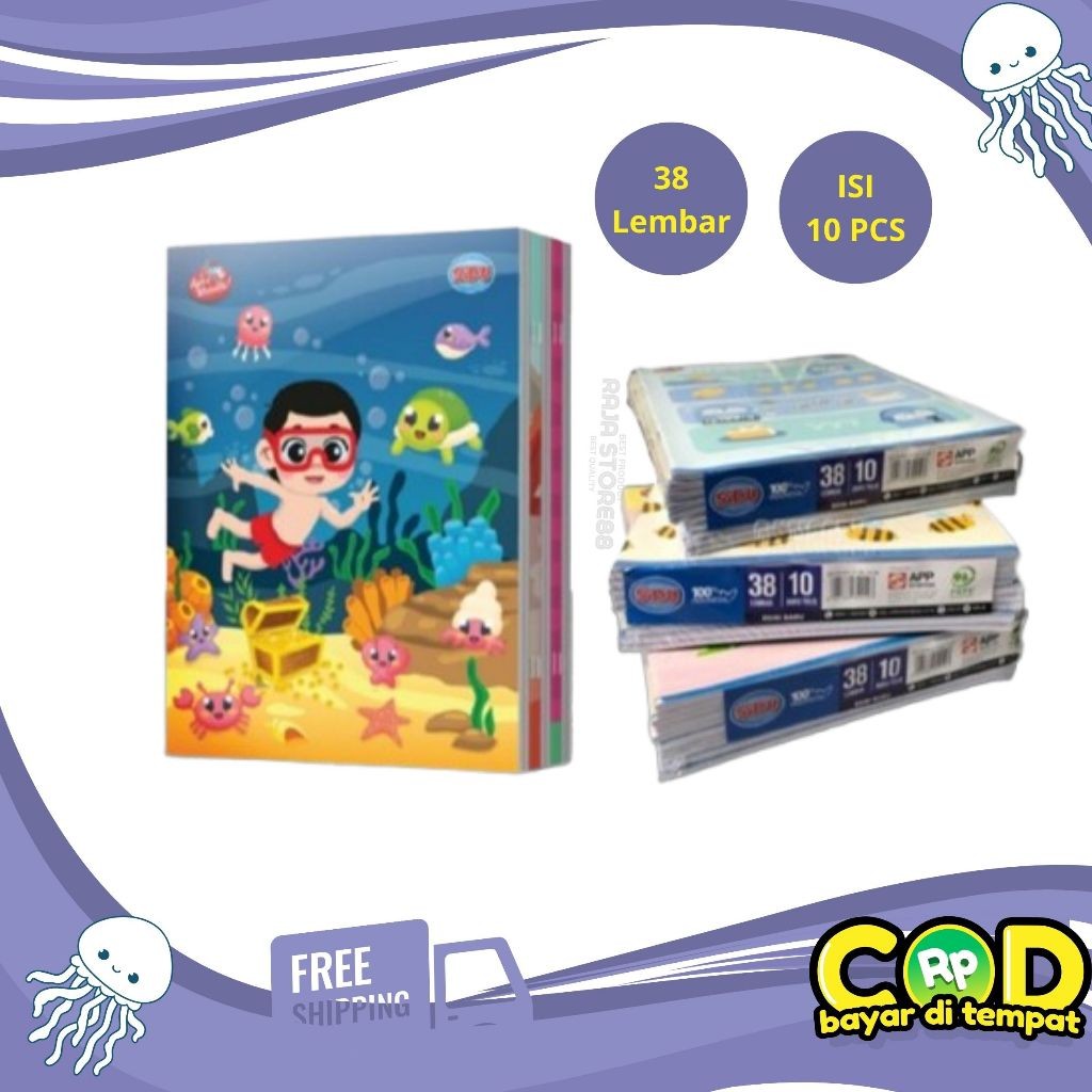 

UM1 BUKU TULIS SIDU 38 LEMBAR ( 10 PCS)