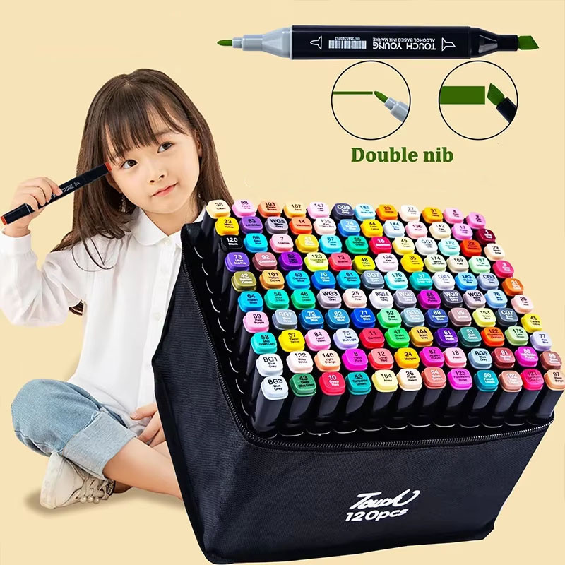 

UM1 Touch 204/168/120 Warna Sketsa Spidol Umum General Marker Set Animation Markers