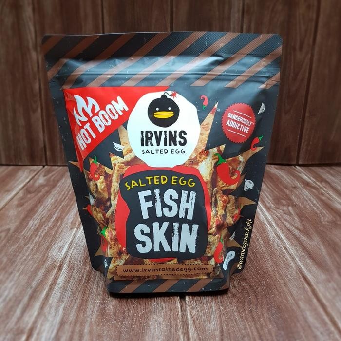 

EatFr3sh- IRVINS HOT BOMB SALTED EGG FISH SKIN 105gr SNACK IMPORT