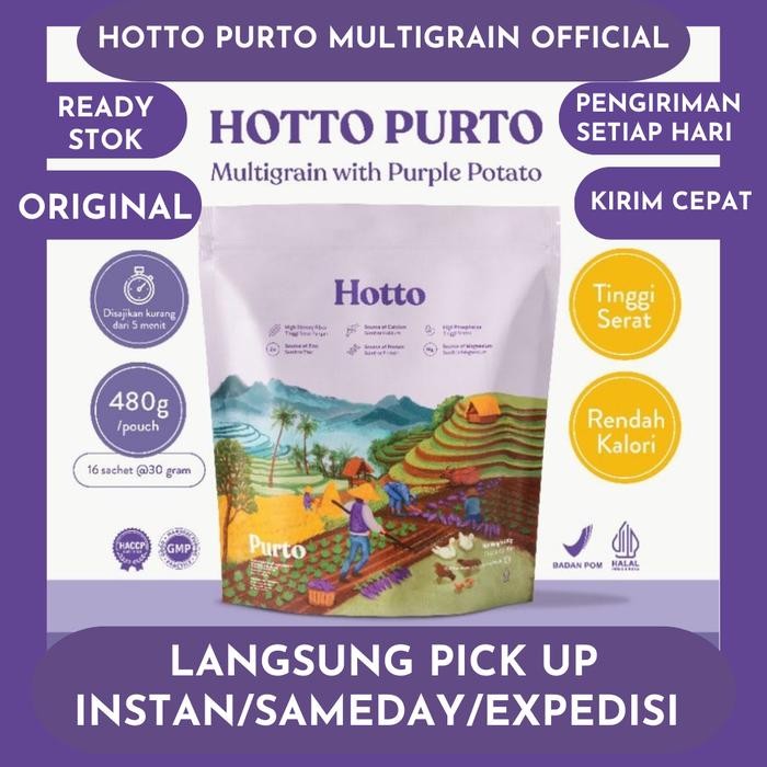 

EatFr3sh- Hotto Purto Multigrain with Purple Potato 1 Pouch (16 Sachet)