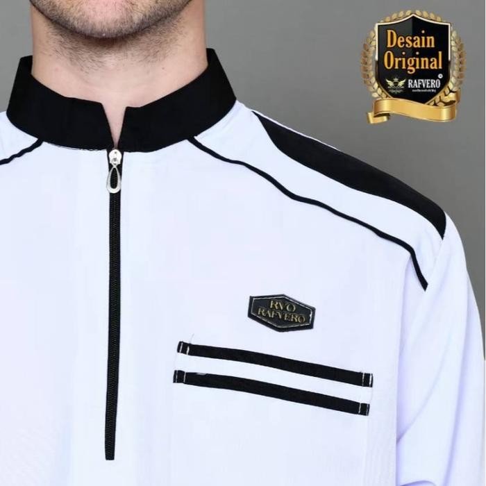 Zuhud- Setelan Koko Pria Dewasa Lengan Pendek Model Polos-Baju MUslim Pria Dewasa- Baju Koko